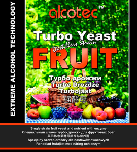 Специальные фруктовые дрожжи Alcotec TURBO FRUIT
